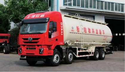165-saic-hongyan-powder-material-transport-truck.jpg SAIC Hongyan Powder Material Transport Truck - Image 1