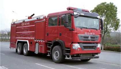 232-sinotruk-foam-fire-truck.jpg SINOTRUK Foam Fire Truck - Image 1
